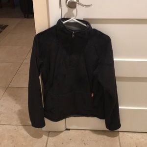 North Face Fuzzy Half ZIP - EUC